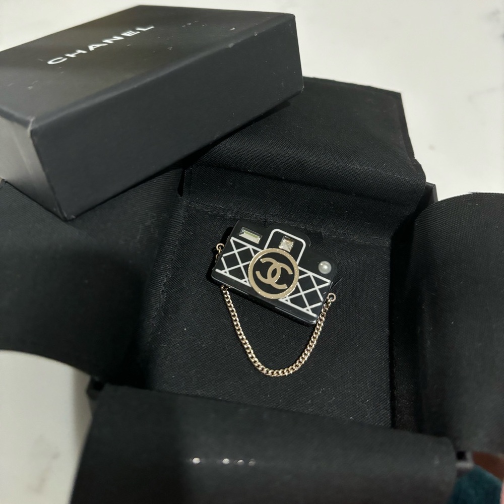 Chanel Camera Brooch
